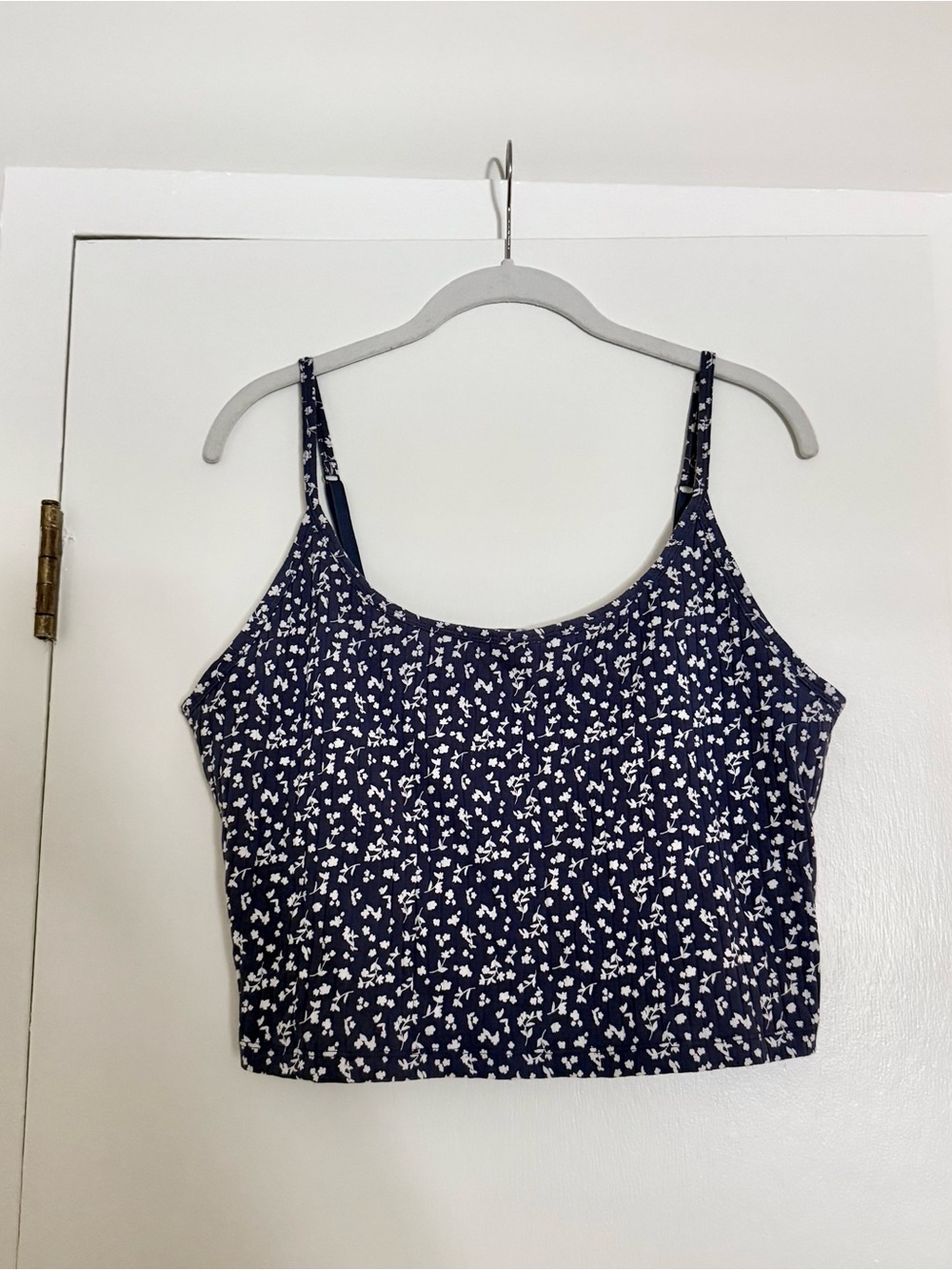 Old Navy Floral Cropped Cami Tank Top